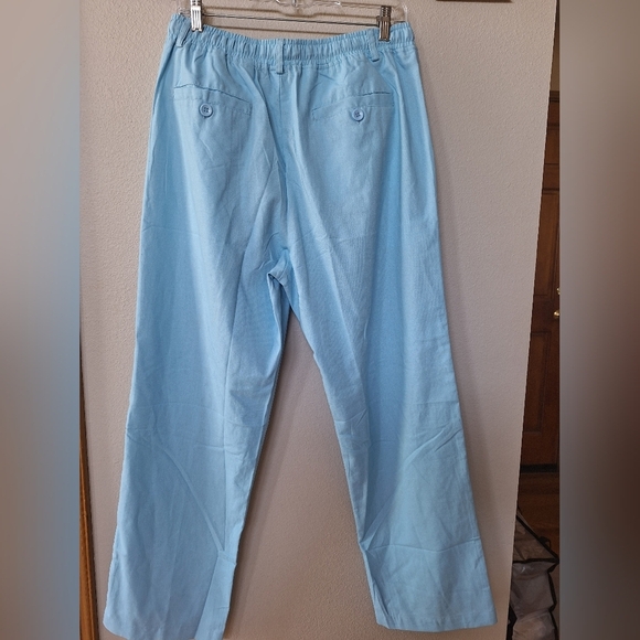 NWT COOFANDY Mens 2 Piece Linen Blend Set. Tank/Trousers. Size M - Picture 12 of 12